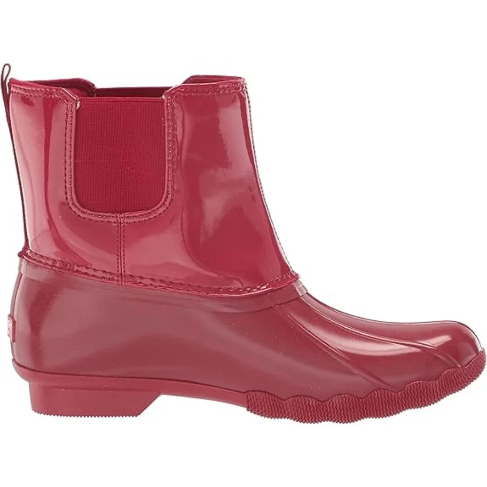 Sperry Saltwater STK164828 Boots Kids US 6 Red Waterproof Ankle Chelsea GAL1063